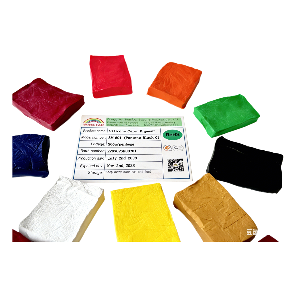 silicone color pigment, silicone masterbatches(图3)