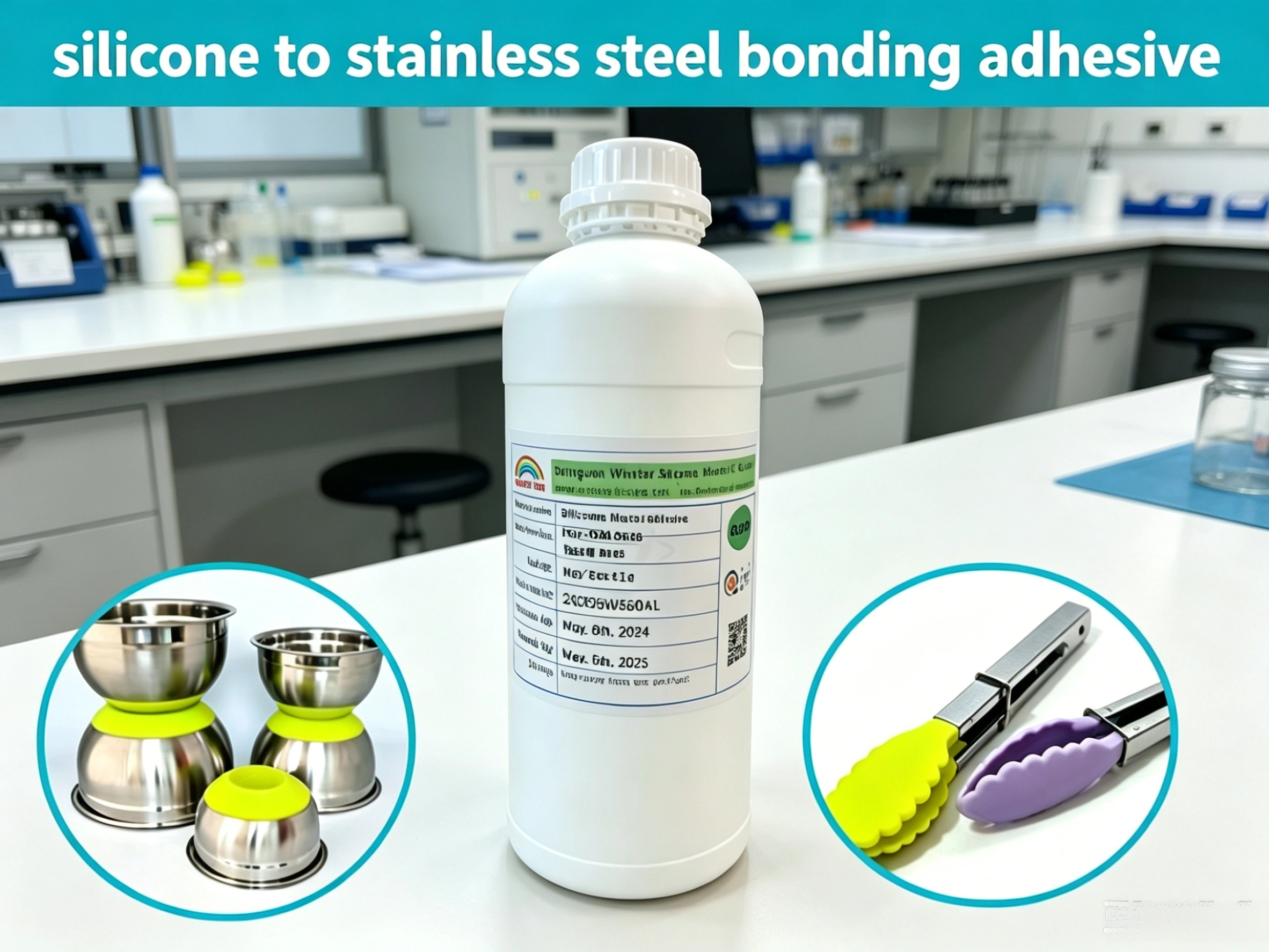 Silicone to stainless steel bonding adhesive (图1) Silicone to stainless steel bonding adhesive (图1)